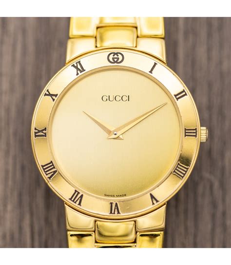 vintage gucci watch men's|old gucci watches for sale.